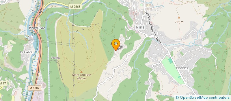localisation de l'entreprise LE BOSQUET  LEVENS
