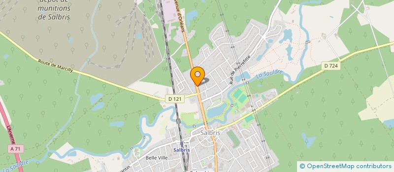 localisation de l'entreprise LE BOSQUET  SALBRIS