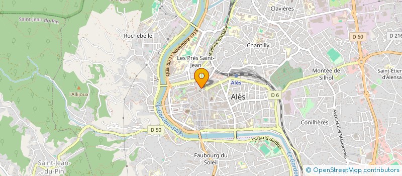 localisation de l'entreprise LE BOSQUET  ALES