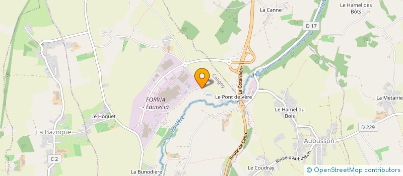 localisation de l'entreprise LE BOSQUET à CALIGNY