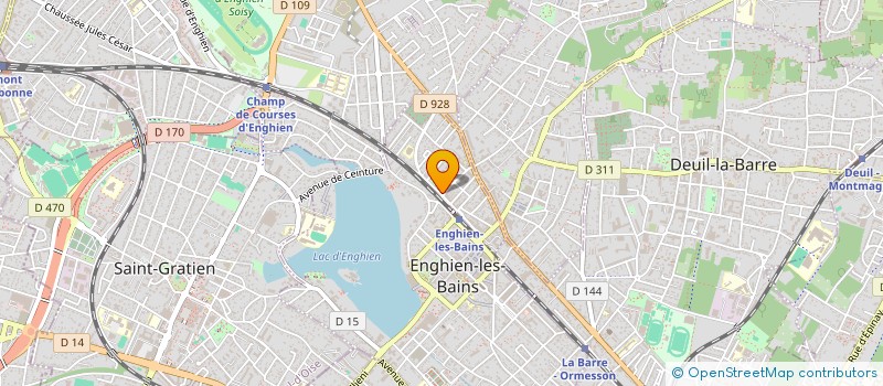 localisation de l'entreprise LE BOSS à ENGHIEN-LES-BAINS