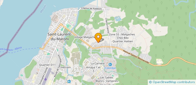 localisation de l'entreprise LE BOSS à SAINT-LAURENT-DU-MARONI