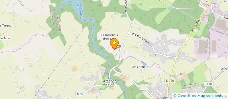 localisation de l'entreprise LE BOSS DES BOSSES à PLOUFRAGAN
