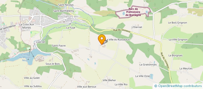 localisation de l'entreprise LE BOT à MALANSAC