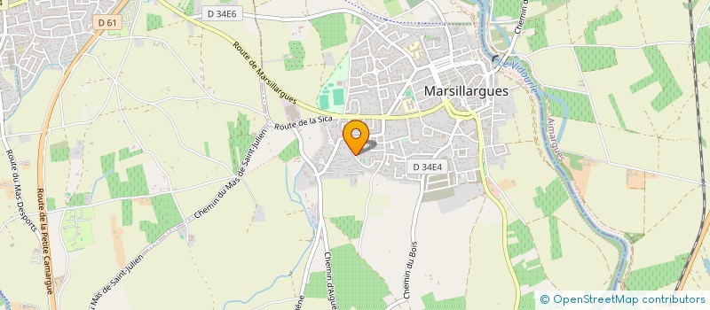 localisation de l'entreprise LE BOTANISTE  MARSILLARGUES