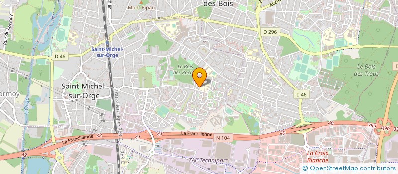 localisation de l'entreprise LE BOTTIER EUROPEEN à SAINT-MICHEL-SUR-ORGE