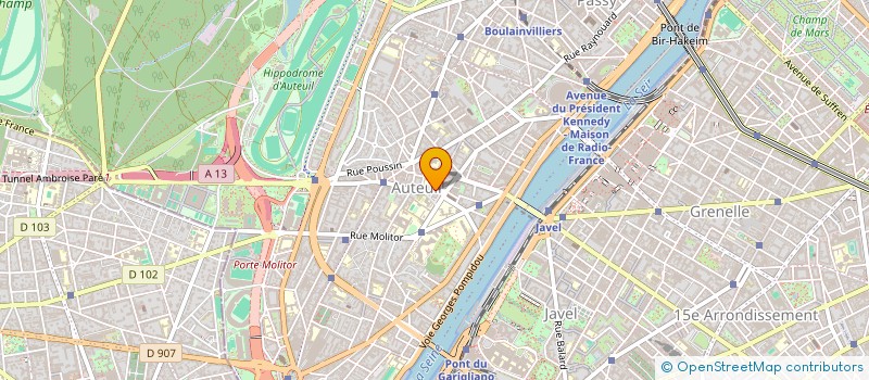 localisation de l'entreprise LE BOUAR  PARIS