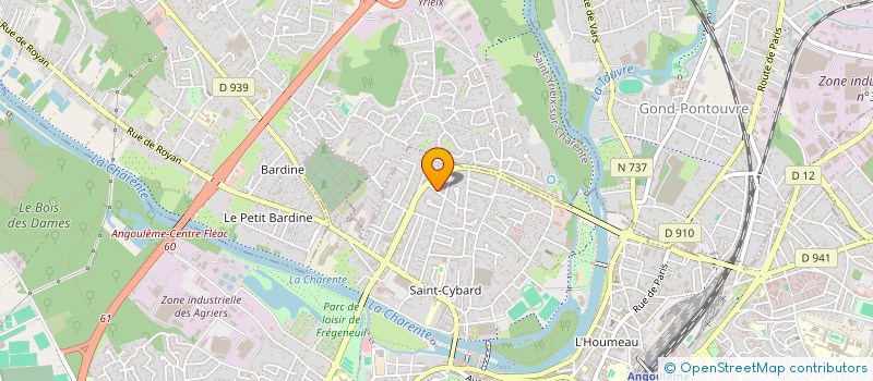 localisation de l'entreprise LE BOUC à ANGOULEME