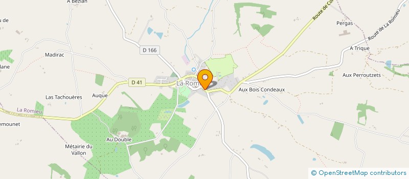 localisation de l'entreprise LE BOUC QUI ZOUKE  LA ROMIEU