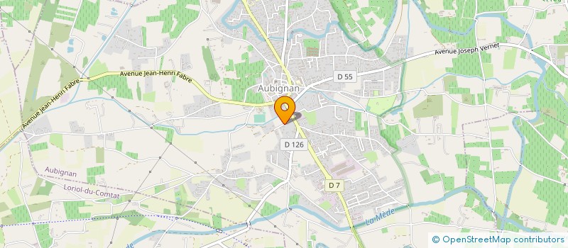 localisation de l'entreprise LE BOUCAN  AUBIGNAN
