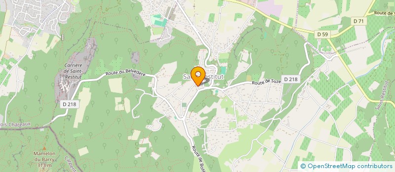 localisation de l'entreprise LE BOUCAN  SAINT-RESTITUT