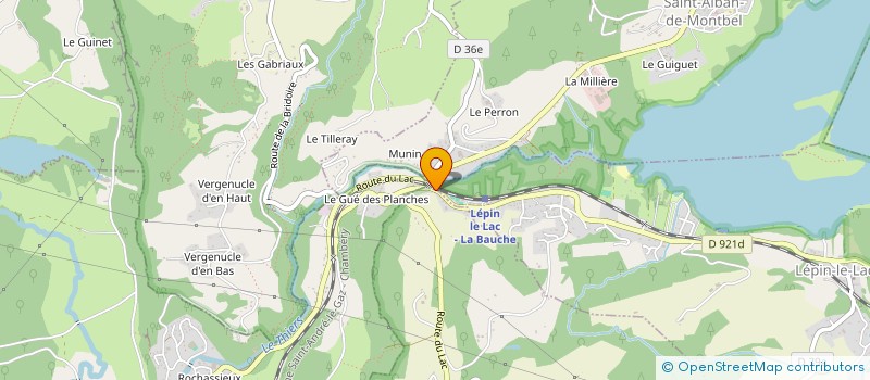 localisation de l'entreprise LE BOUCAN  ATTIGNAT-ONCIN