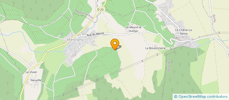 localisation de l'entreprise LE BOUCHAGE CHAMPENOIS à FESTIGNY