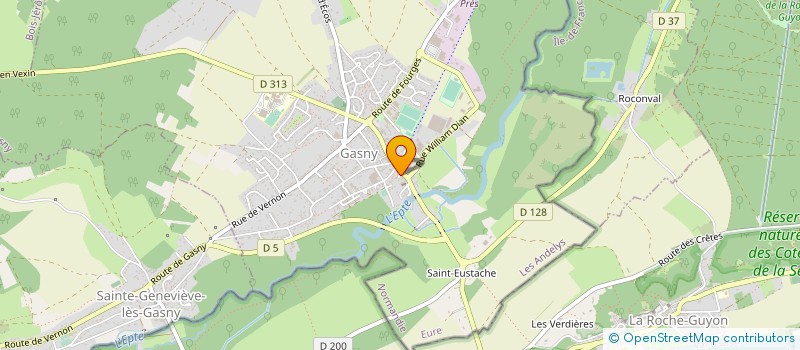 localisation de l'entreprise LE BOUCHE A OREILLE  GASNY