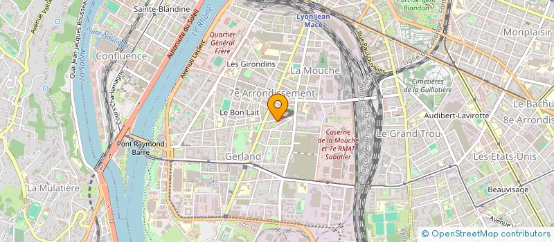 localisation de l'entreprise LE BOUCHE B  LYON