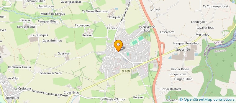 localisation de l'entreprise LE BOUCHER A LA COTE  TAULE