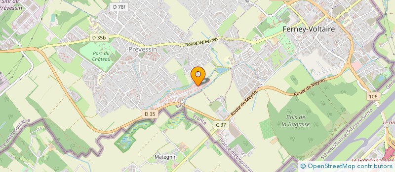 localisation de l'entreprise LE BOUCHER BY COMPTOIR DES SAVEURS  PREVESSIN-MOENS