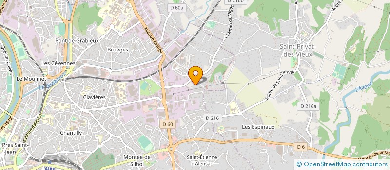 localisation de l'entreprise LE BOUCHET à ALES