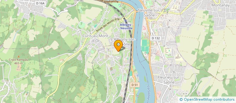 localisation de l'entreprise LE BOUCHET  ALBIGNY-SUR-SAONE