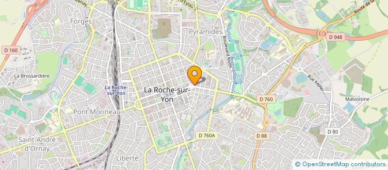 localisation de l'entreprise LE BOUCHON à LA ROCHE-SUR-YON