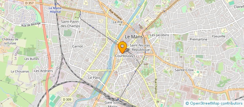localisation de l'entreprise LE BOUCHON  LE MANS