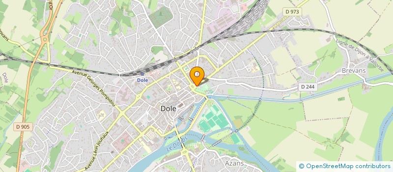 localisation de l'entreprise LE BOUCHON DE CATHERINE ET ROMUALD à DOLE