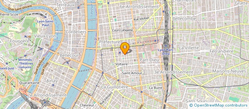 localisation de l'entreprise LE BOUCHON DES ARTISTES  LYON