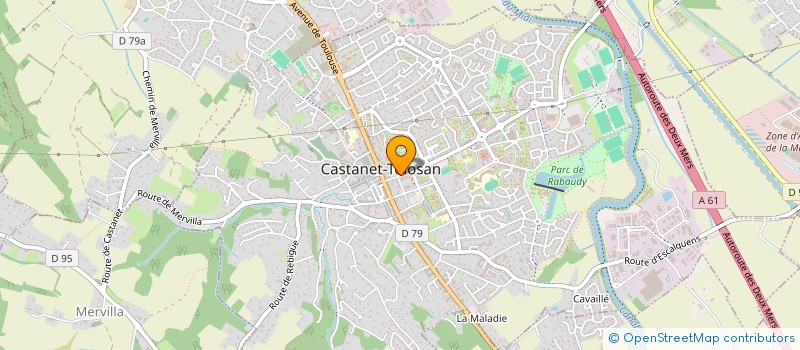 localisation de l'entreprise LE BOUCHON DES HALLES à CASTANET-TOLOSAN