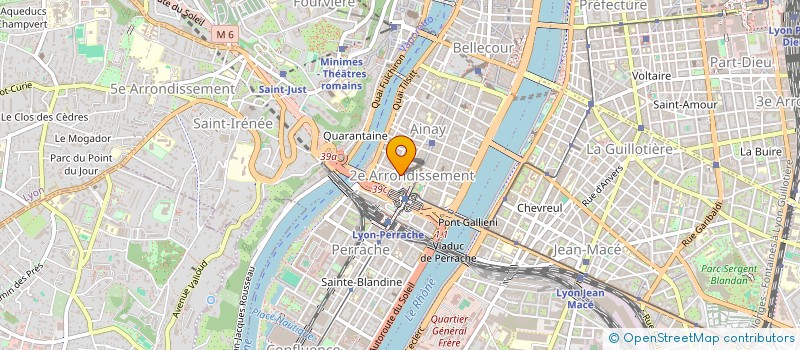 localisation de l'entreprise LE BOUCHON DU GENERAL G BOCUZE ET CIE  LYON