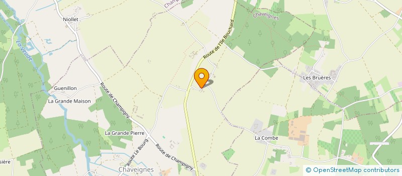 localisation de l'entreprise LE BOUCHON RICHELAIS  CHAVEIGNES