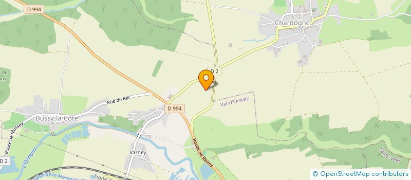 localisation de l'entreprise LE BOUCHOT à VAL D ORNAIN