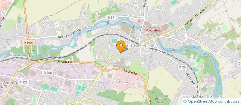 localisation de l'entreprise LE BOUCLARD DE JM  RUELLE-SUR-TOUVRE