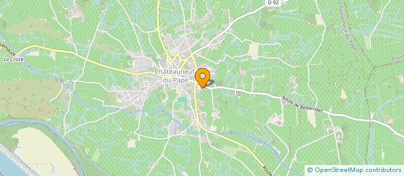 localisation de l'entreprise LE BOUCOU  CHATEAUNEUF-DU-PAPE