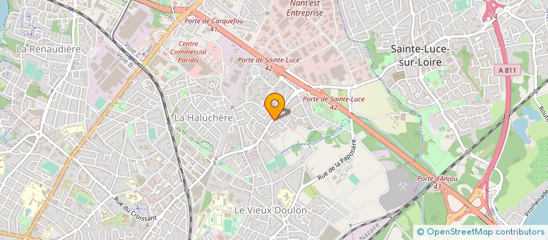 localisation de l'entreprise LE BOUDDHA'SIE à NANTES