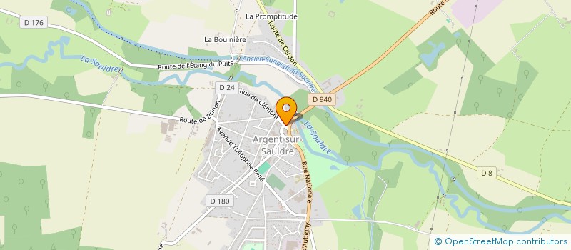 localisation de l'entreprise LE BOUDOIR  ARGENT-SUR-SAULDRE