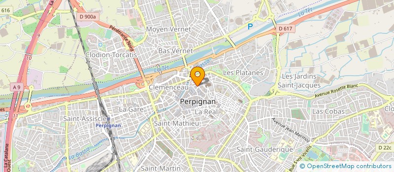 localisation de l'entreprise LE BOUDOIR  PERPIGNAN