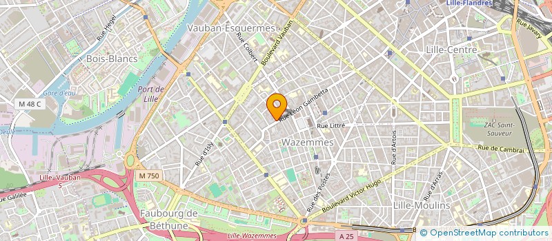 localisation de l'entreprise LE BOUDOIR à LILLE
