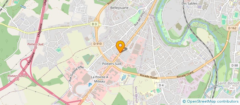 localisation de l'entreprise LE BOUDOIR 86 à POITIERS