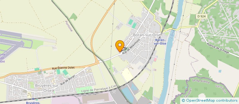 localisation de l'entreprise LE BOUDOIR  BORAN-SUR-OISE