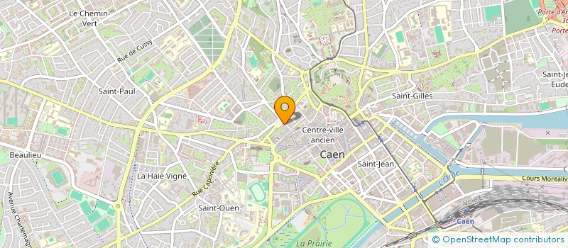 localisation de l'entreprise LE BOUDOIR BLIN DEVY à CAEN