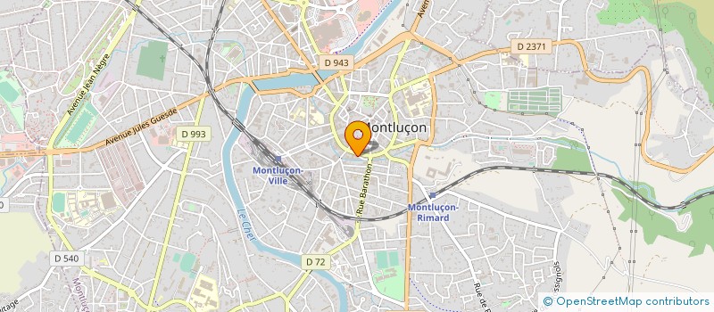 localisation de l'entreprise LE BOUDOIR CALIROSE à MONTLUCON