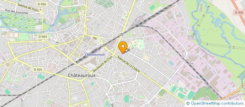 localisation de l'entreprise LE BOUDOIR CL à CHATEAUROUX