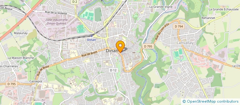 localisation de l'entreprise LE BOUDOIR D'ALEXANDRINE à DINAN