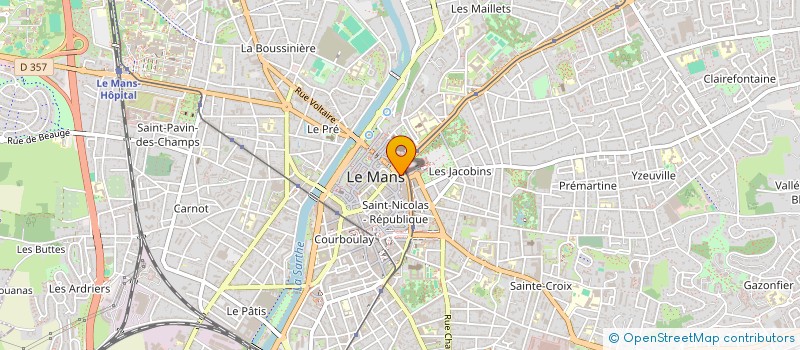 localisation de l'entreprise LE BOUDOIR D'EUGENIE  LE MANS