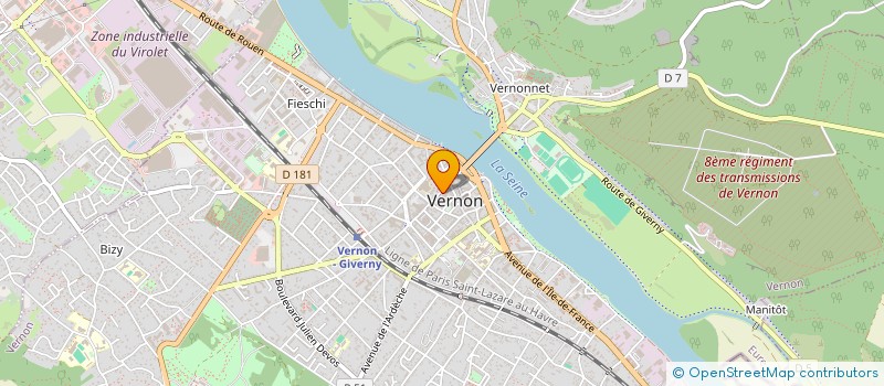 localisation de l'entreprise LE BOUDOIR D'ISABELLE à VERNON