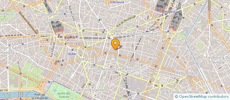 localisation de l'entreprise LE BOUDOIR DE JOSEPHINE  PARIS