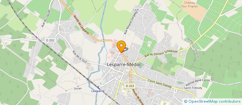 localisation de l'entreprise LE BOUDOIR DE KARINE  LESPARRE-MEDOC