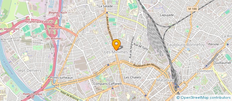localisation de l'entreprise LE BOUDOIR DE L'ESTHETIQUE à TOULOUSE