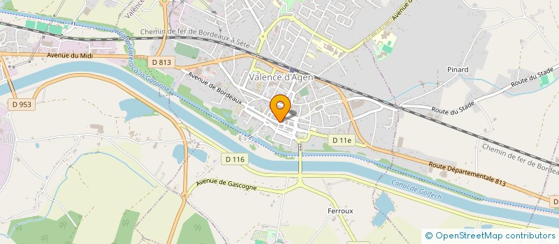 localisation de l'entreprise LE BOUDOIR DE LILIE  VALENCE