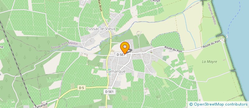 localisation de l'entreprise LE BOUDOIR DE PAM  LAMARQUE